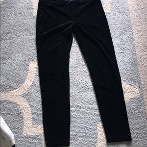 Vera wang velvet leggings
